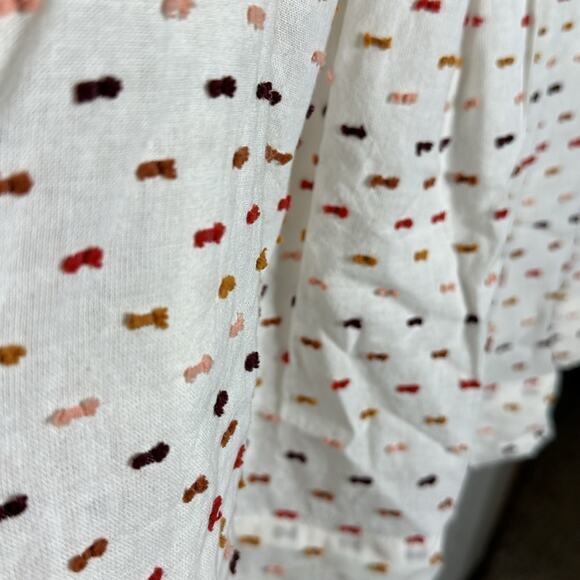 Madewell Square-Neck Top in Clipdot Size Small - Picture 6 of 7